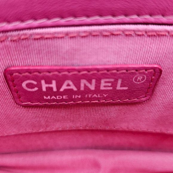 Chanel Lego Hot Pink Patent Brick Ombre Patent Flap - Picture 15 of 16